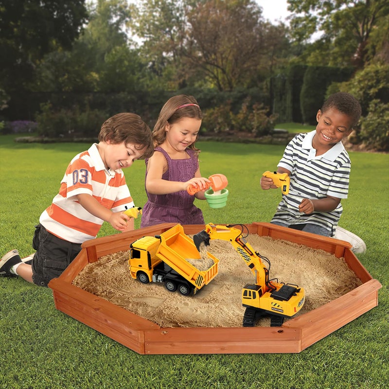 Gili RC Toys Construction Excavator Car: Kids Birthday Gift for Boys Girls 4 5 6 7 8 9+ Year Old Truck Dump Best Toddler Sand Play Vehicles Set Age 4-8 - Image 2